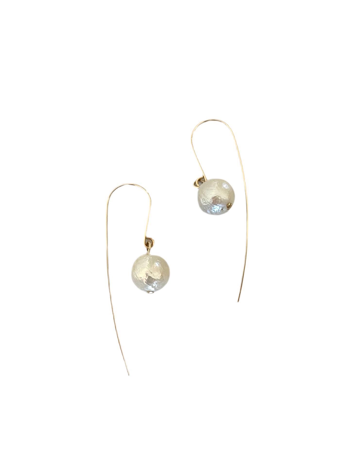 Fresh Water Pearl Statement Round Drops