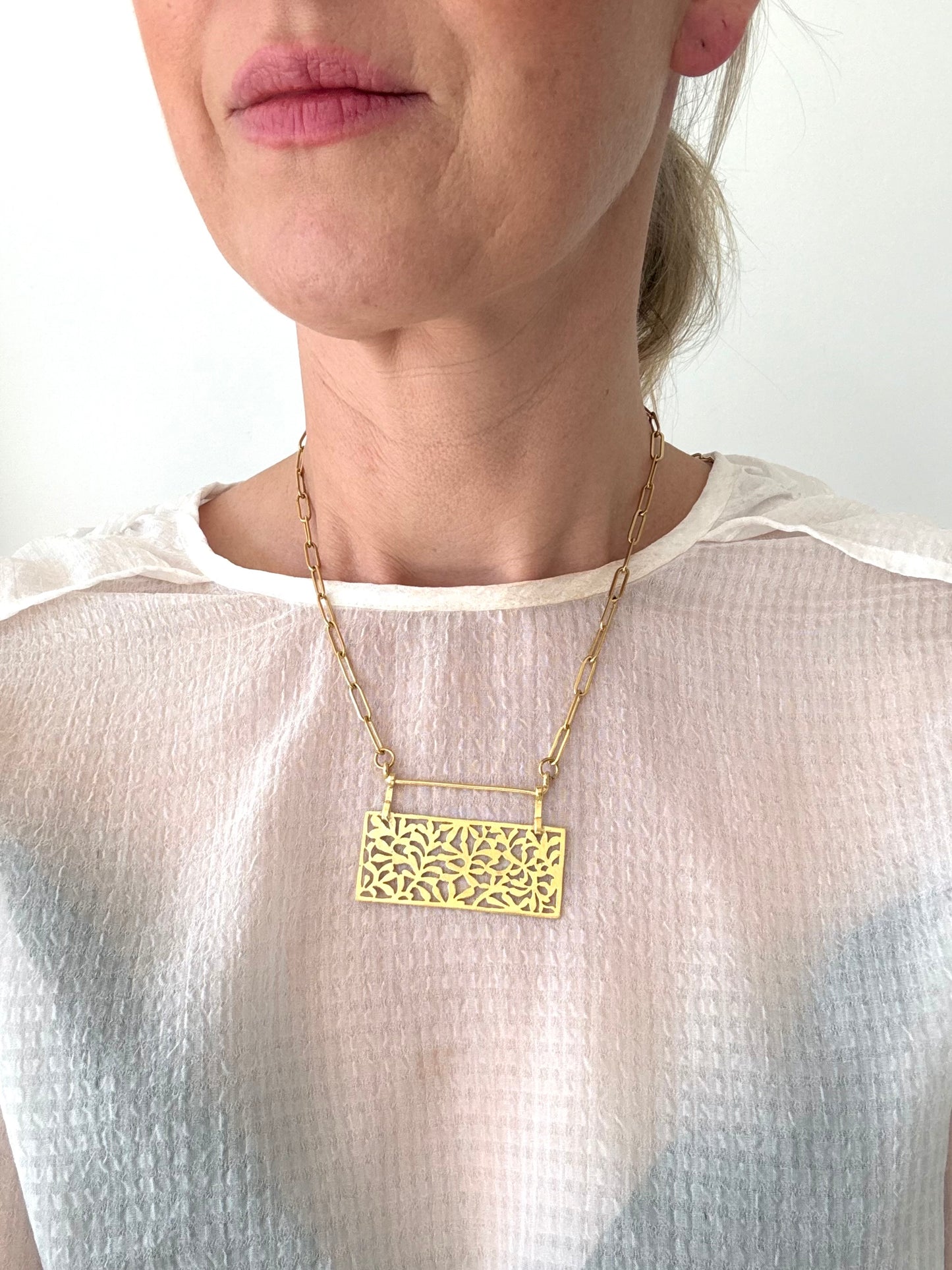 Botanical Garden Necklace-Gold-Jewellery