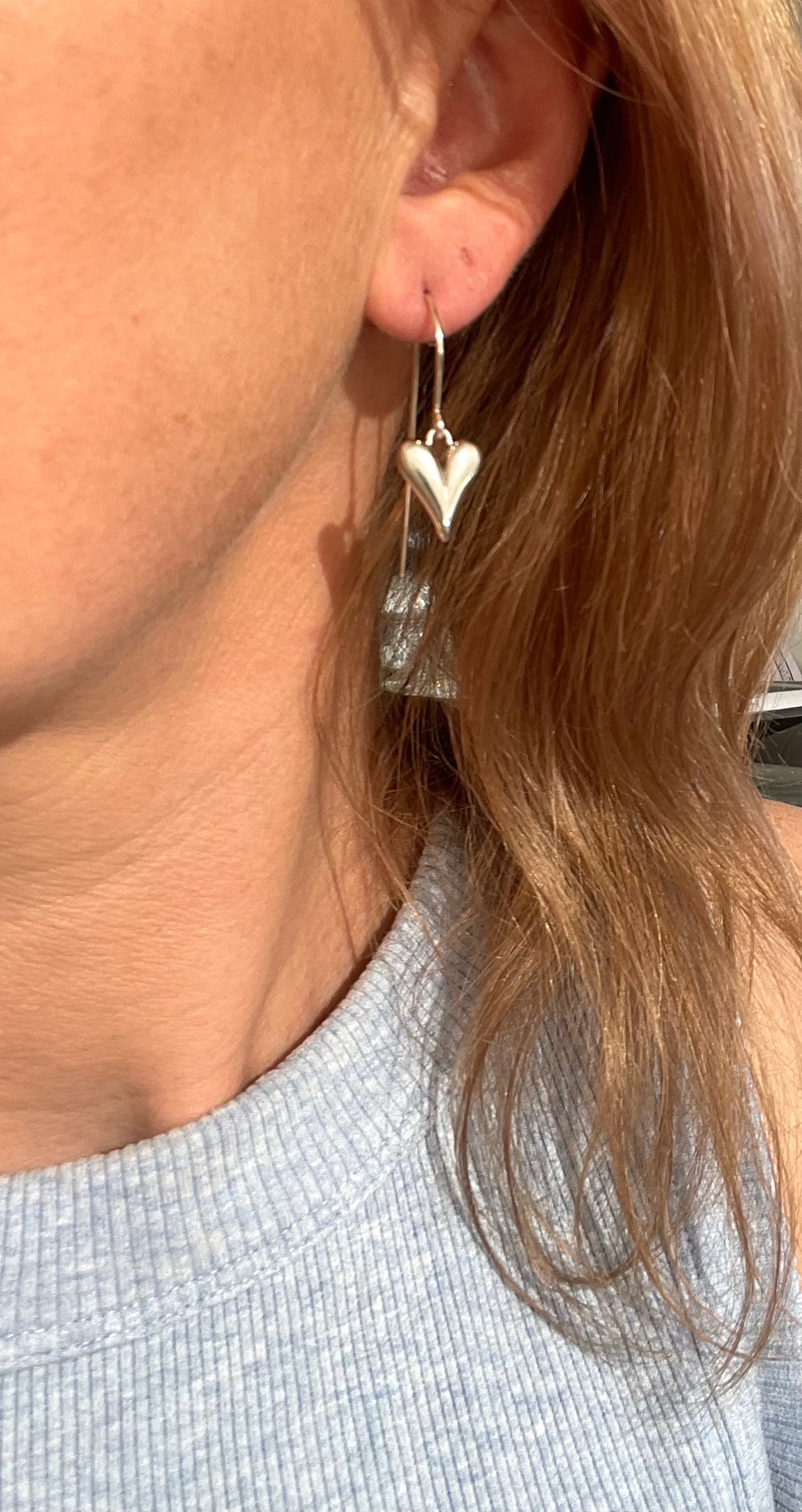 Modern Hearts- Earrings in Gold