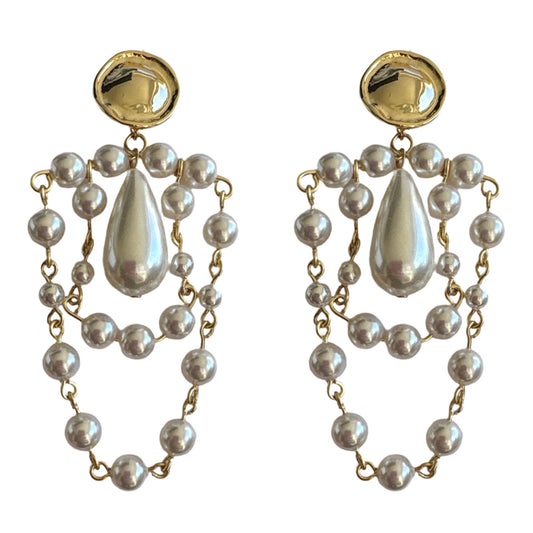 Bespoke Pearl Sealed Chandeliers