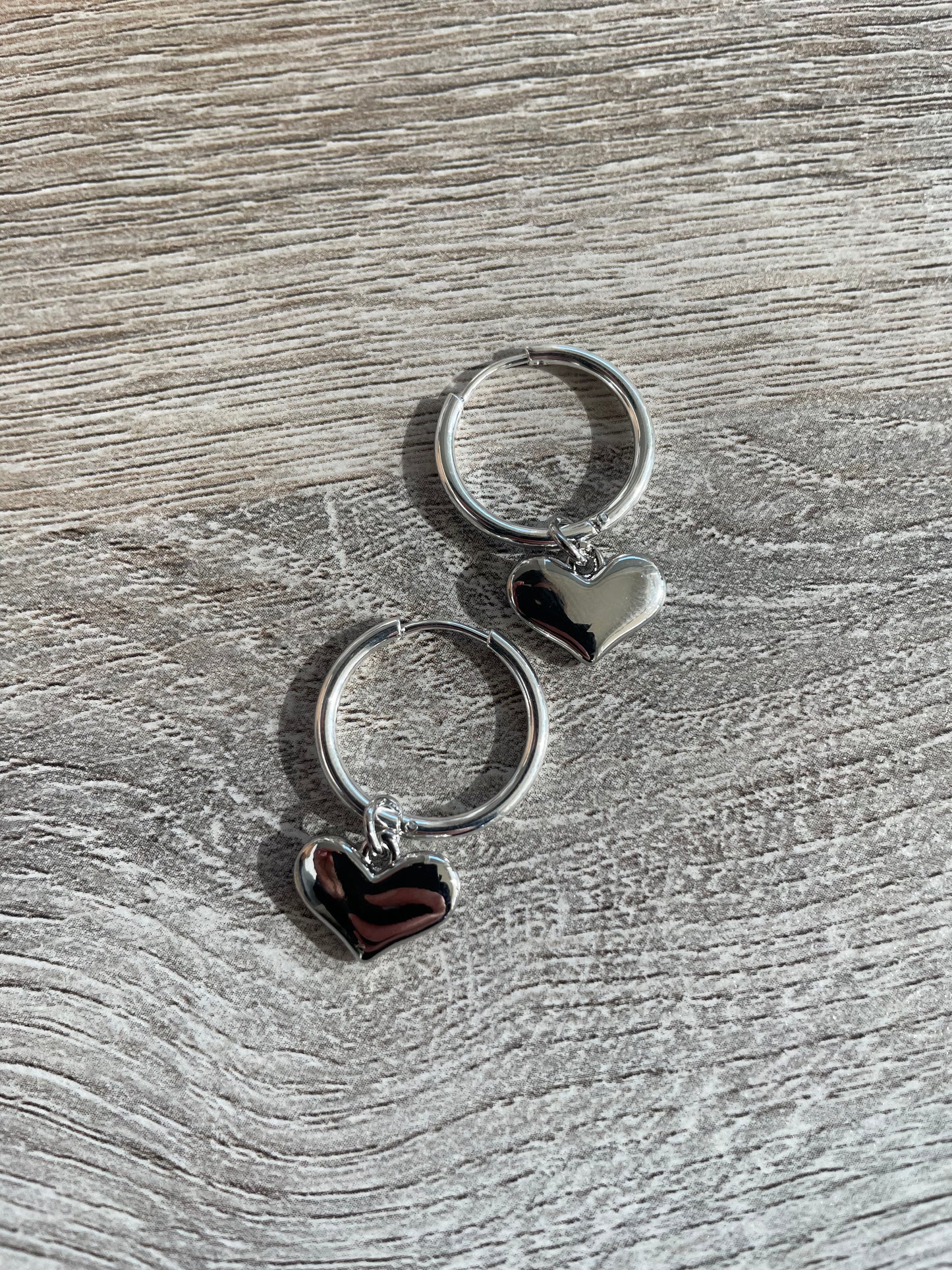 Puff Modern Hearts-Silver #172