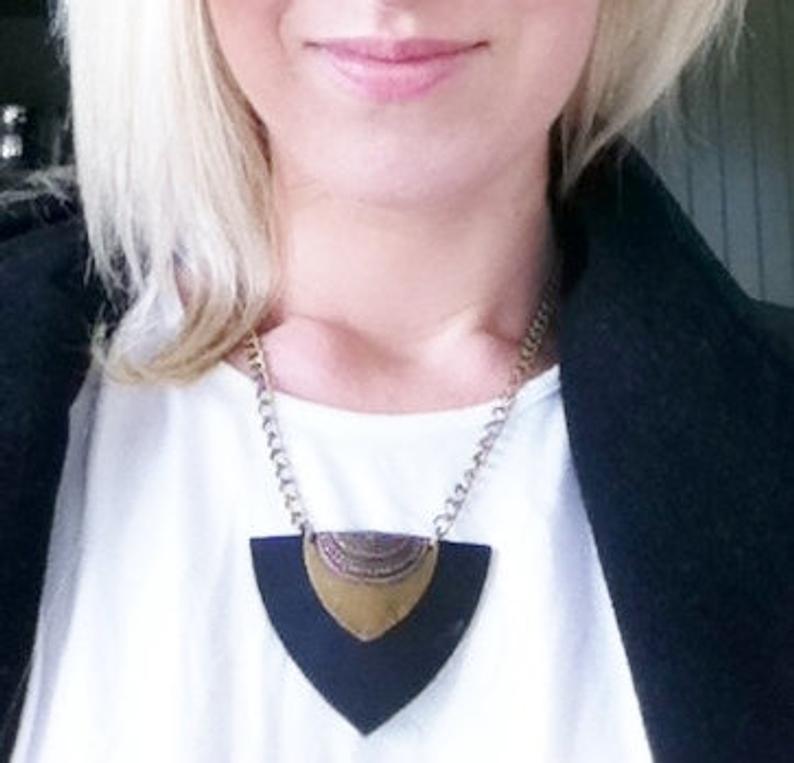 Tribal Necklace-Customise your colour and leather