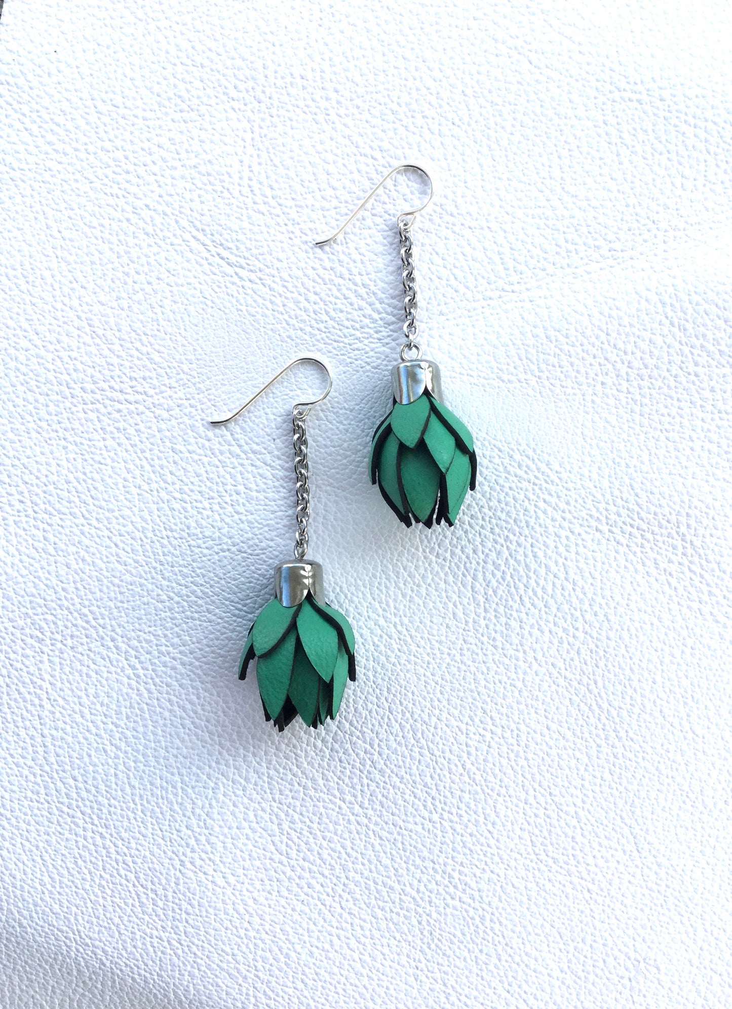Wild Flower Buds on your choice of fittings - Emerald