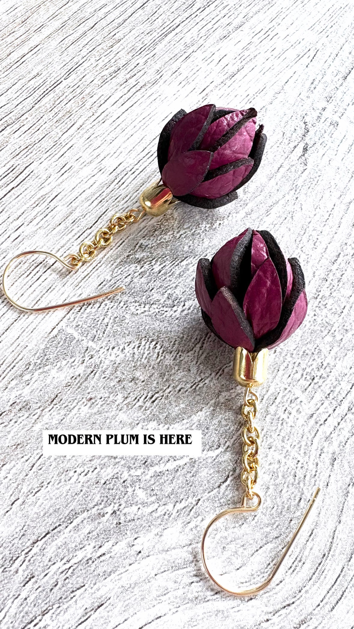 Modern Plum Wild Flowers-in your choice of Fittings