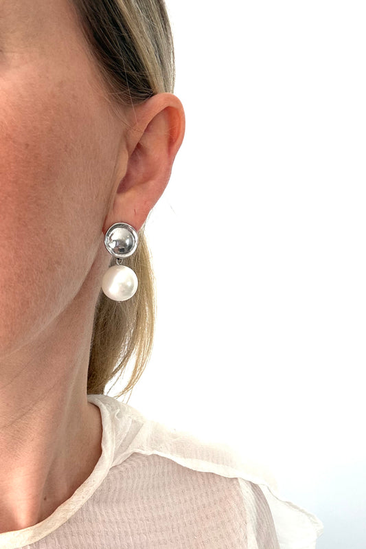 Sealed in Pearls- Classic Dangle Earrings