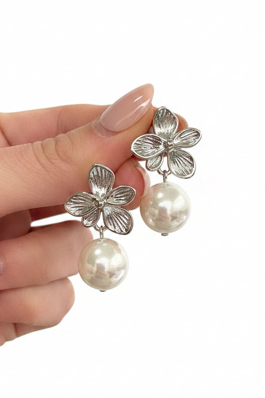 Flower Pearls-Gold or silver