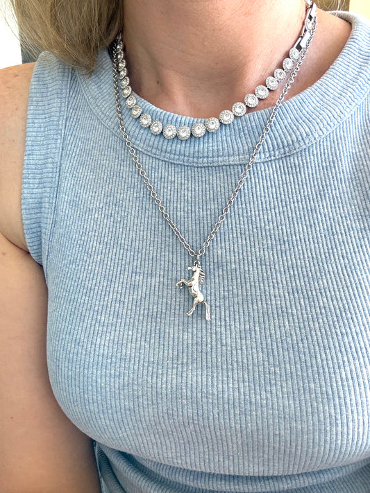 Girls Pony Necklace