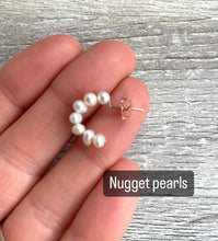 Petite Pearl Huggies- Singles or Pairs
