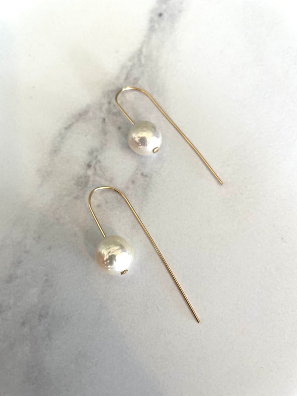 Handcrafted Fixed Ear wire Pearl Earrings #211 #212