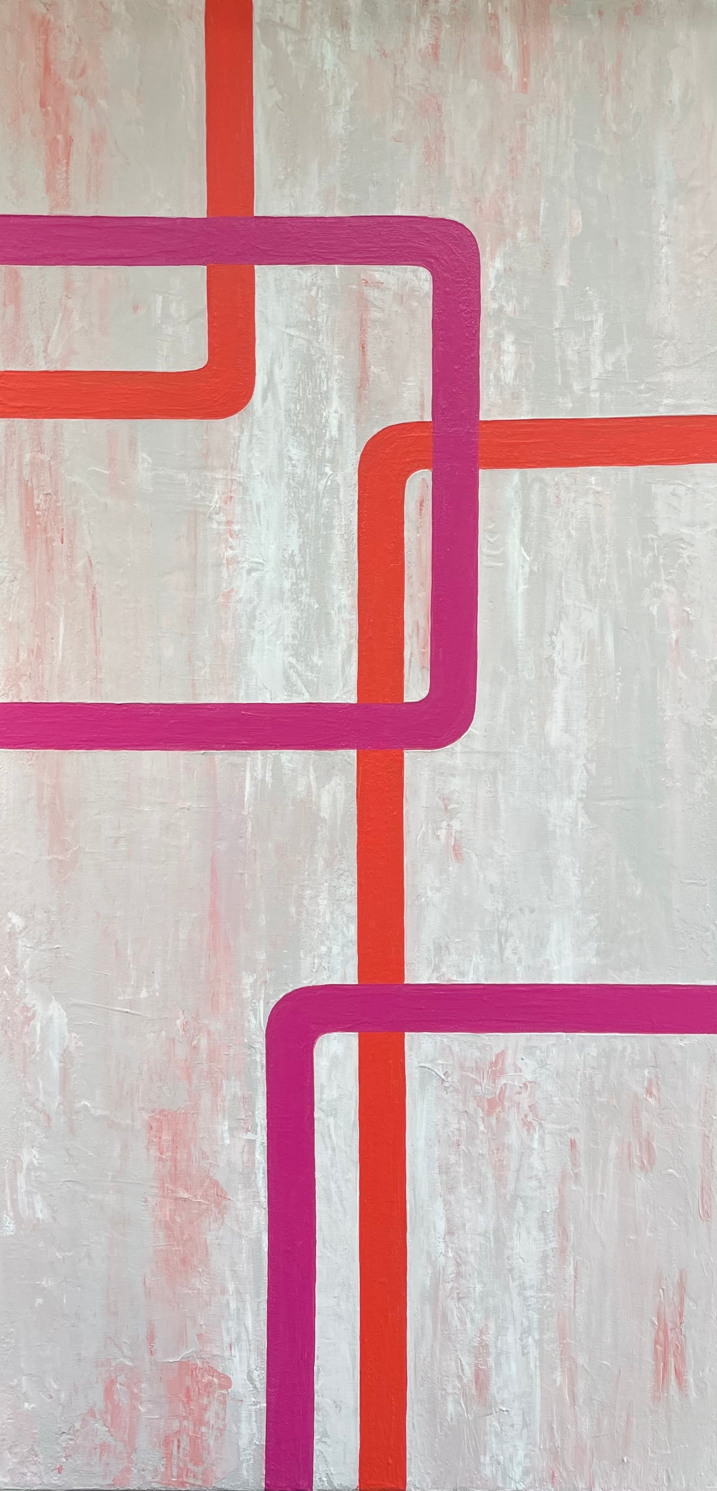 Original Art Work-Directions series-Tones of orange and pink